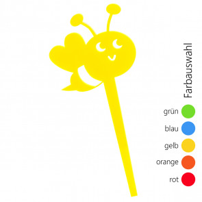 SUNPLAY Blumenstecker Biene - Farbe wählbar