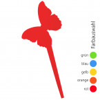 SUNPLAY Blumenstecker Schmetterling - Farbe wählbar