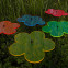 SUNPLAY Blumen 5 x Ø 20 cm | Farbmix