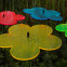 SUNPLAY Blumen 5 x Ø 20 cm | Farbmix